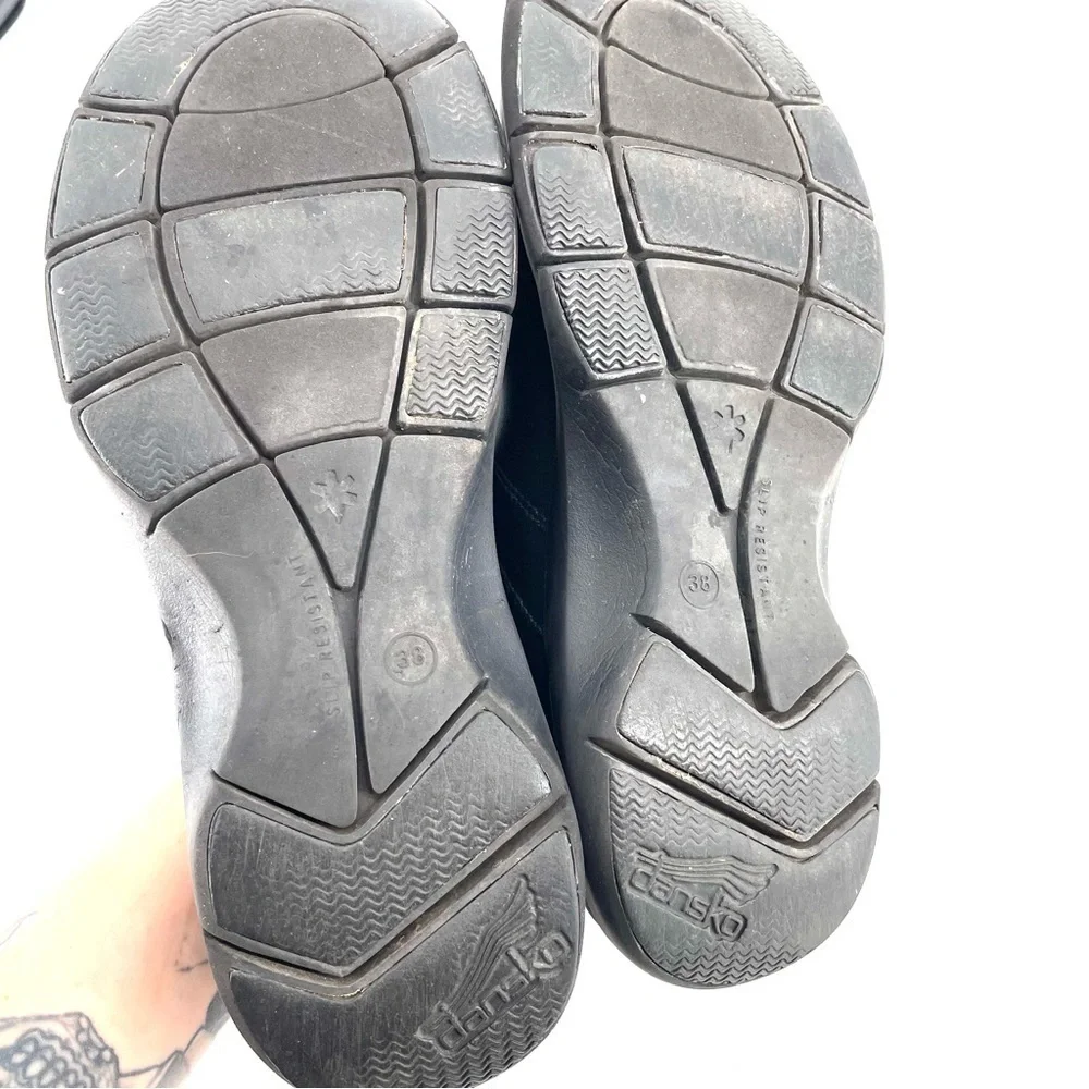 DANSKO Enya Black Leather Professional Slip On